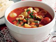 スープのレシピ: ハルチョ、鶏肉、七面鳥、キノコ