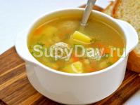 Суп з рисом та фрикадельками покроковий рецепт з фото